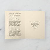 アグヌス・デイ　聖体　司祭　任聖　祝福 カード (内部)