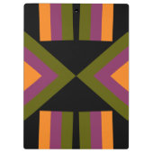 アグネはっきりしたジーナ幾何学模様2 クリップボード (裏面)