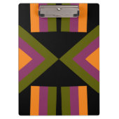 アグネはっきりしたジーナ幾何学模様2 クリップボード (正面)