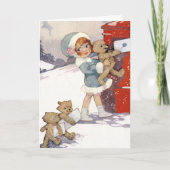 アグネスリチャードソン著投稿のクリスマスの手紙 シーズンカード (正面)