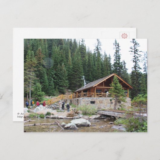 アグネス湖ティーハウス ポストカード (正面/裏面)