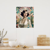 アグネス・アン・アールデコ ポスター (キッチン)