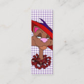 アグネス、w/引用文、ハピネス・カード スキニー名刺 (正面)