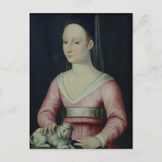 アグネスSorelのポートレート ポストカード (正面)