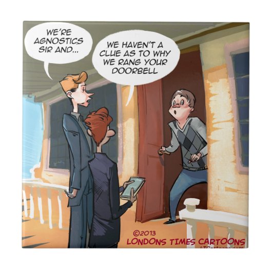 アグノスティック伝道師 面白い タイル (正面)