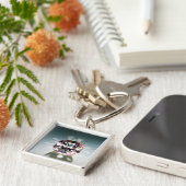 アグラのダイヤモンド キーホルダー (側面)