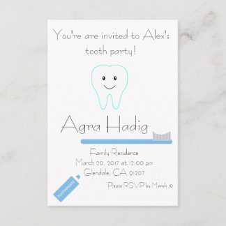 アグラハディグ歯パーティー 招待状