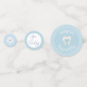 アグラハーディグ – 第一歯ブルー コンフェッティ (裏面)