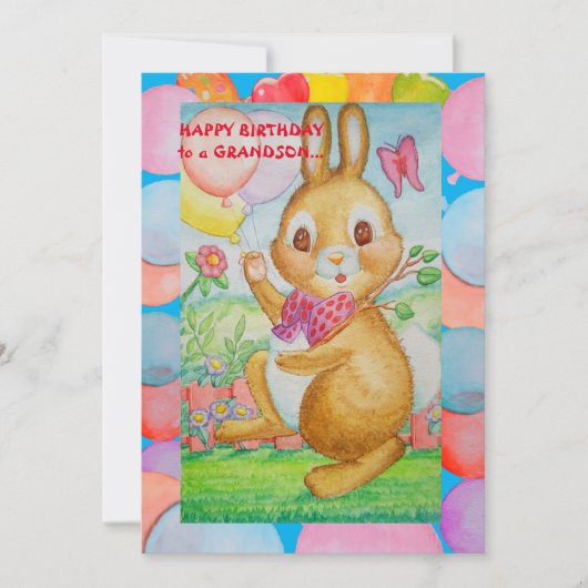 アグランドソンズ誕生日フラットホリデーカード シーズンカード (正面)