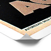 アグリゲントシチリーイタリア旅行アート ポスター (角)