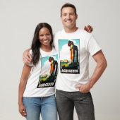 アグリジェントのヴィンテージ旅行広告 Tシャツ (ユニセックス)
