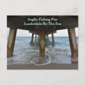 アグリン釣り桟橋の下、 Lauderdale by the Sea ポストカード (正面)