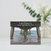 アグリン魚釣りピアローダーデールバイザシー ポストカード (スタンド正面)