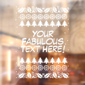 アグリークリスマスセーターカスタム文字装飾 ウィンドウサイン (シート2)