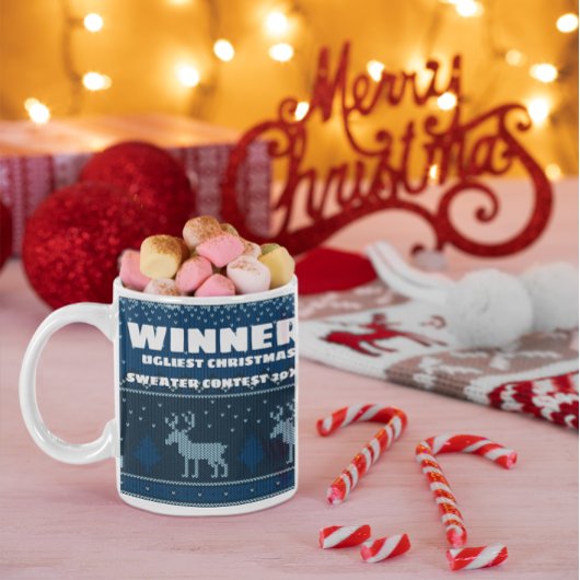 アグリークリスマスセーターコンテストの景品マグカップ マグカップ