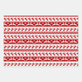 アグリーセータートナカイ&クリスマスツリー ラッピングペーパーシート (正面3)