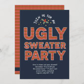 アグリーセーターパーティー 招待状 (正面/裏面)