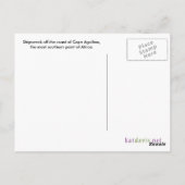 アグルハス岬（アフリカ）、難破船はがき ポストカード (裏面)