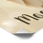 アグレの鳥のベビーが月に眠っている ポスター (コーナー)