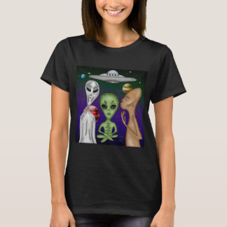 アグレイリトルグリーンアンナキエイリアンスケッチ Tシャツ