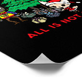 アグレスコは全て穏やかなクリスマスtではない – ポスター (角)