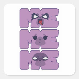 アグレストゥコ！顔シール スクエアシール