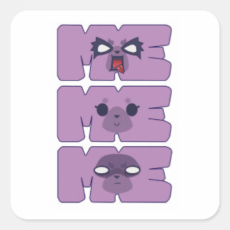 アグレストゥコ！顔シール スクエアシール