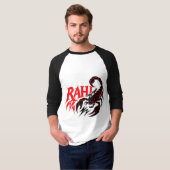 アグレッシブスコーピオン野球ティー Tシャツ (正面フル)