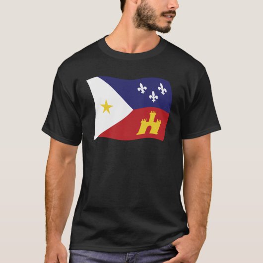 アケイディアナの旗シャツ Tシャツ (正面)
