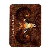 アケダ – ラムの頭 マグネット (縦)