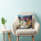 アケベックヴィレッジ通り – クラレンスガニオンアートワーク クッション (椅子)