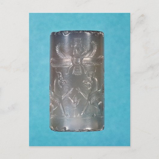 アケメネス円筒シール ポストカード (正面)