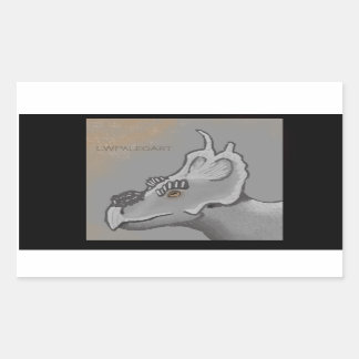 アケローサウラス 長方形シール