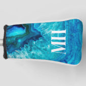 アゲエレガントートゴルファーイニシャルモノグラム ゴルフヘッドカバー (正面)