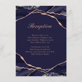 アゲエレガントート海軍バラ金ゴールド結婚披露宴 エンクロージャーカード