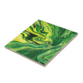 アゲエレガントート5 -緑の黄色 タイル (側面)