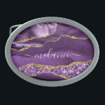 アゲットパープルバイオレット金ゴールドスパークルネームベルトバックル 卵形バックル<br><div class="desc">Agate Purple Violet金ゴールドグリッターGeode名前をカスタムするスパークル大理石パーソナライズされた誕生日結婚 – 記念日または贈り物/供給 – あなたの名前を追加 – 文字または削除 – あなたの特別な贈り物を作る – サイズ変更し、移動または削除し、カスタマイズツールで文字/要素を追加。デザインはMIGNED。私の他のプロジェクト/デザインと絵画を見なさい。1000以上のZazzle製品に私のデザインを転送することもできる。Good Luck - Be Happy :)</div>