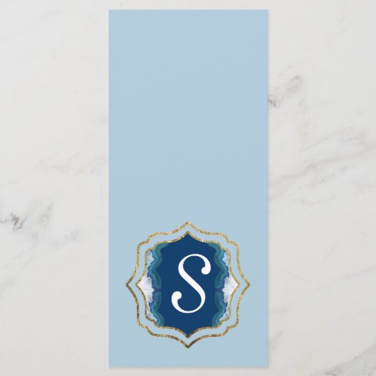 アゲテエレガントブルーティール（緑がかった色）ゲかわいらしードプログラム プログラム (裏面)