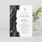 アゲテジオードブラック金ゴールドグリッター確認 招待状 (スタンド正面)