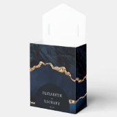 アゲテモダンゲードアーチネイビーブルー金ゴールド フェイバーボックス (オープン)