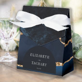 アゲテモダンゲードアーチネイビーブルー金ゴールド フェイバーボックス