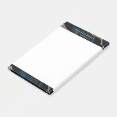 アゲテモダンネイビーブルー金ゴールドジオードビジネス ポストイット (アングル)