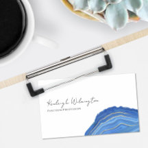 アゲテモダンマーブルブルー金ゴールドグリッターゲード