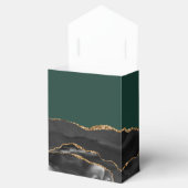 アゲテモダンージオードブラック金ゴールドエメラルドグリーン フェイバーボックス (オープン)