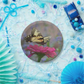 アゲハチョウかわいらし蝶 ペーパープレート (パーティー)