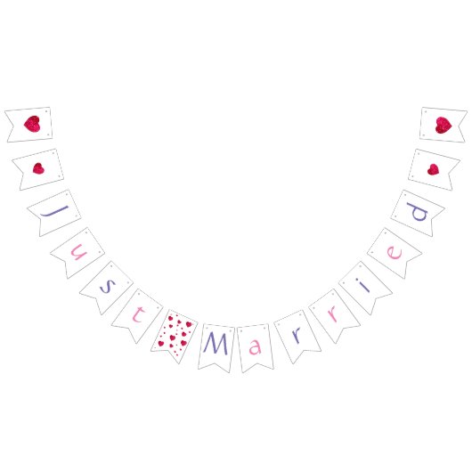 アゲハチョウたった今結婚しました バンティングフラッグ (全)