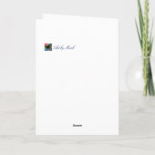 アゲハチョウの魅力の挨拶状 カード (裏面)