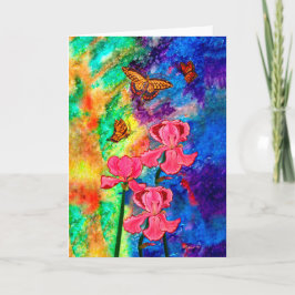アゲハチョウの魅力の挨拶状 カード