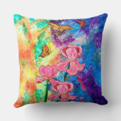 アゲハチョウの魅力2の意見の枕 クッション (裏面)