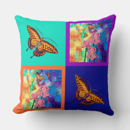 アゲハチョウの魅力2の意見の枕 クッション